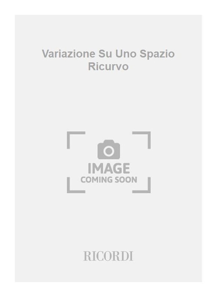 Variazione Su Uno Spazio Ricurvo